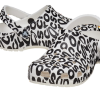 Crocs Classic Warped Logo Clogs “White Black” 210805-100