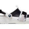 Crocs Classic Zip Tie Buckle Clogs “Black White” 208127-066