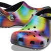 Crocs Colorful Crocs Beach Unisex Multi-Color Black Sandals 207556-0C4