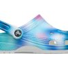 Crocs Colorful Crocs Beach Unisex Multi-Color White Sandals 207556-94S