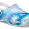 Crocs Colorful Crocs Beach Unisex Multi-Color White Sandals 207556-94S