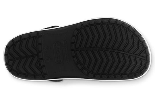 Crocs Crocband Beach Sandals Unisex Black White 11989-060 Crocs Crocband Beach Sandals Unisex Black White 11989-060