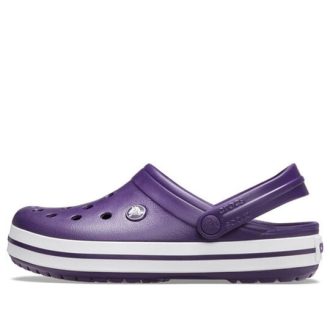 Crocs Crocband Clogs “Purple White” 11016-55Y