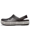 Crocs Crocband Logo Mania Beach Black Sandals 205914-066
