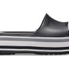 Crocs Crocband Platform Slides “Black Grey White” 205693-001