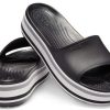 Crocs Crocband Platform Slides “Black Grey White” 205693-001