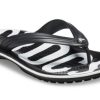 Crocs Crocband Printed Flip Flip-Flops Black White 205943-066