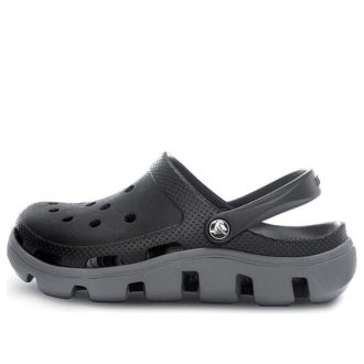 Crocs Duet Beach Sandals Black Gray “Black Grey” 11991-070