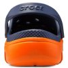 Crocs Duet Beach Sandals Blue Orange 11991-487