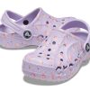 Crocs (GS) Baya Seasonal Printed Clogs “Purple” 206180-530