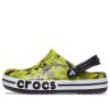 Crocs (GS) Bayaband Bubble Camo Clogs “Green Black” 207807-0C4