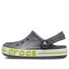 Crocs (GS) Bayaband Clog “Grey Lime Punch” 207019-0GX