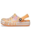 Crocs (GS) Bayaband Seasonal Printed Clogs “Orange White” 206178-801