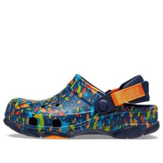 Crocs (GS) Classic All Terrain Terrazzo Clogs “Blue Orange Multi” 207610-4HQ