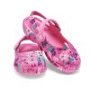 Crocs (GS) Classic Charm Mary Jane Sandals “Pink Purple” 206364-669
