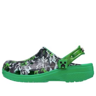 Crocs (GS) Classic Clog “Minecraft Black Green” 208320-90H