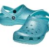 Crocs (GS) Classic Glitter Clog “Blue Teal” 206993-4SS