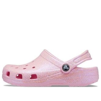 Crocs (GS) Classic Glitter Clogs “Pink” 206993-6S0
