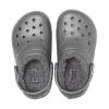 Crocs (GS) Classic Lined Clogs “Slate Grey Smoke” 203506-0EX