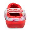 Crocs (GS) Classic Lined Elevated Sweethearts Clogs “Red White” 207738-119