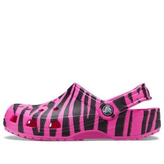 Crocs (GS) Classic Out of This World Clogs “Electric Pink Black” 206739-6QS