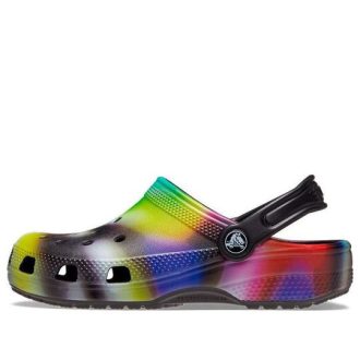 Crocs (GS) Classic Solarized Clogs “Black Multi” 207587-0C4