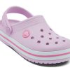 Crocs (GS) Crocband Clog “Pink White” 207006-6GD