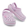 Crocs (GS) Crocband Clog “Pink White” 207006-6GD