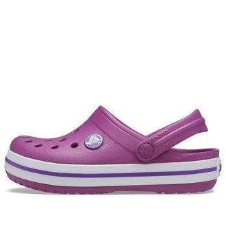 Crocs (GS) Crocband Clogs “Purple White” 204537-54R