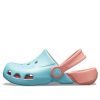 Crocs (GS) Electro Back Strap Round Toe Clogs “Blue Pink” 10400-4JF