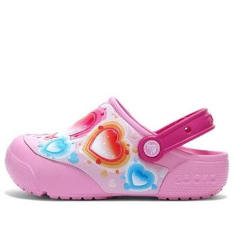 Crocs (GS) Fun Lab Heart Lights Clogs “Pink Blue” 205648-6I2