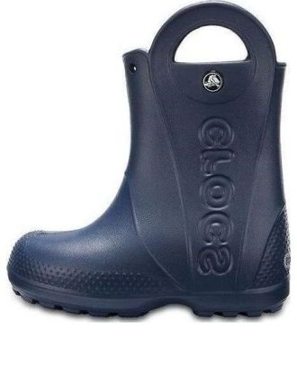 Crocs (GS) Handle It Rain Boots “Navy” 12803-410