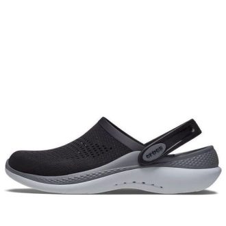 Crocs (GS) LiteRide 360 Clogs “Black Grey” 207021-0DD
