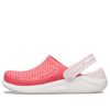 Crocs (GS) LiteRide Clogs “White Pink” 205964-6EW