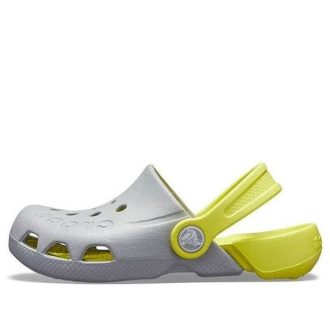 Crocs Kids Crocs Classic clog Sports sandals “Grey Green” 10400-06T