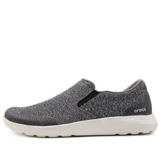 Crocs Kinsale Static Slip-on Shoes “Grey White” 203977-01R