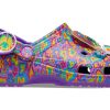 Crocs Lisa Frank x Classic Clog “Neon Purple Multi Hearts” 207736-573 Crocs Lisa Frank x Classic Clog “Neon Purple Multi Hearts” 207736-573