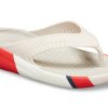 Crocs LiteRide Colorblock Slides “White Red” 205625-6PL