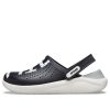 Crocs LiteRide Logo Clogs “Black White” 205554-066