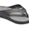 Crocs LiteRide Minimalistic Beach Flip-Flops Dark Grey 205182-0DD