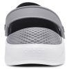 Crocs LiteRide Shoe Sandals Black Smoke Grey Unisex 204592-05M