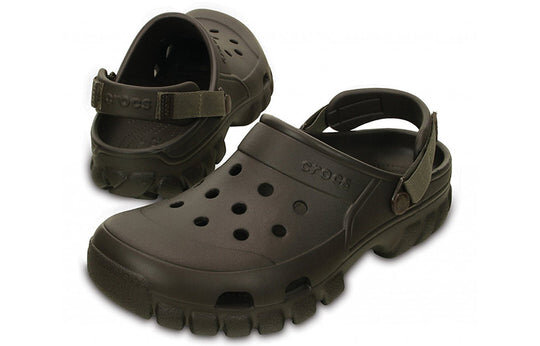 Crocs Minimalistic Wear-Resistant Cozy Sports Unisex Brown Sandals 202651-23B Crocs Minimalistic Wear-Resistant Cozy Sports Unisex Brown Sandals 202651-23B