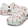 Crocs (PS) Baya Graphic Clogs “White Cherry” 207017-1F6