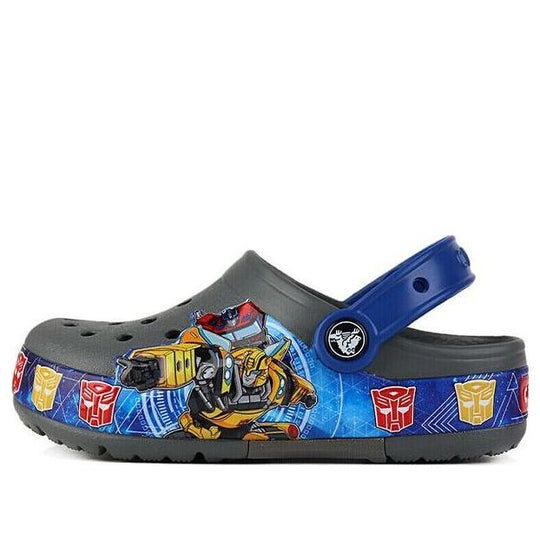 Crocs (PS) CFL Transformers Bnd Lt Slate Graffiti Outdoor Casual Gray Sandals 205501-0DA Crocs (PS) CFL Transformers Bnd Lt Slate Graffiti Outdoor Casual Gray Sandals 205501-0DA