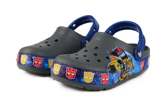 Crocs (PS) CFL Transformers Bnd Lt Slate Graffiti Outdoor Casual Gray Sandals 205501-0DA Crocs (PS) CFL Transformers Bnd Lt Slate Graffiti Outdoor Casual Gray Sandals 205501-0DA