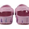 Crocs (PS) Classic clog Butterfly Pattern Outdoor Flat Heel Sports Pink Sandals 206414-6GD