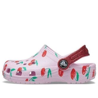 Crocs (PS) Classic clog Fruit Printing Stylish Sports Pink Sandals 207150-6GD