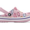 Crocs (PS) Classic Clog Multi-Color Pattern Shoe Pink 207020-6GD