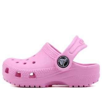 Crocs (PS) Classic Small Crocs Outdoor Beach Sports Pink Sandals 204536-6I2