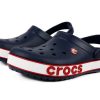 Crocs (PS) Corcband Bold Logo Minimalistic Casual Blue Red Sandals “Blue Red” 206022-4CC